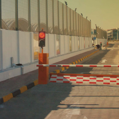 Access Control wedge and barrier gate