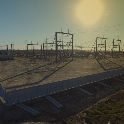 Protecting energy site with high security fencing