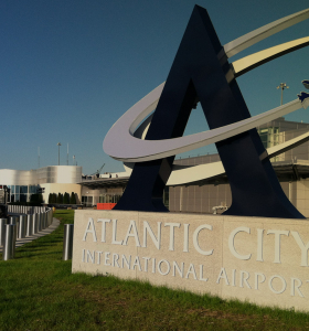 Atlanta city airport with bollards